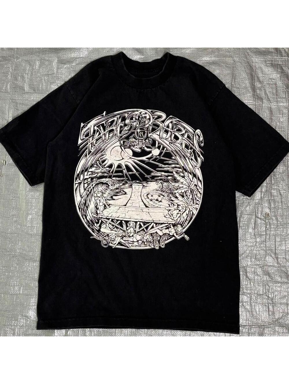 90s BMX Pinup Prencil Art Tee